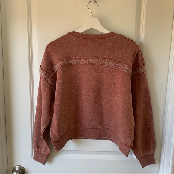 SALE! โญ๏ธ Vintage Havana cropped cozy fleece lined sweater - Picture 5 of 7